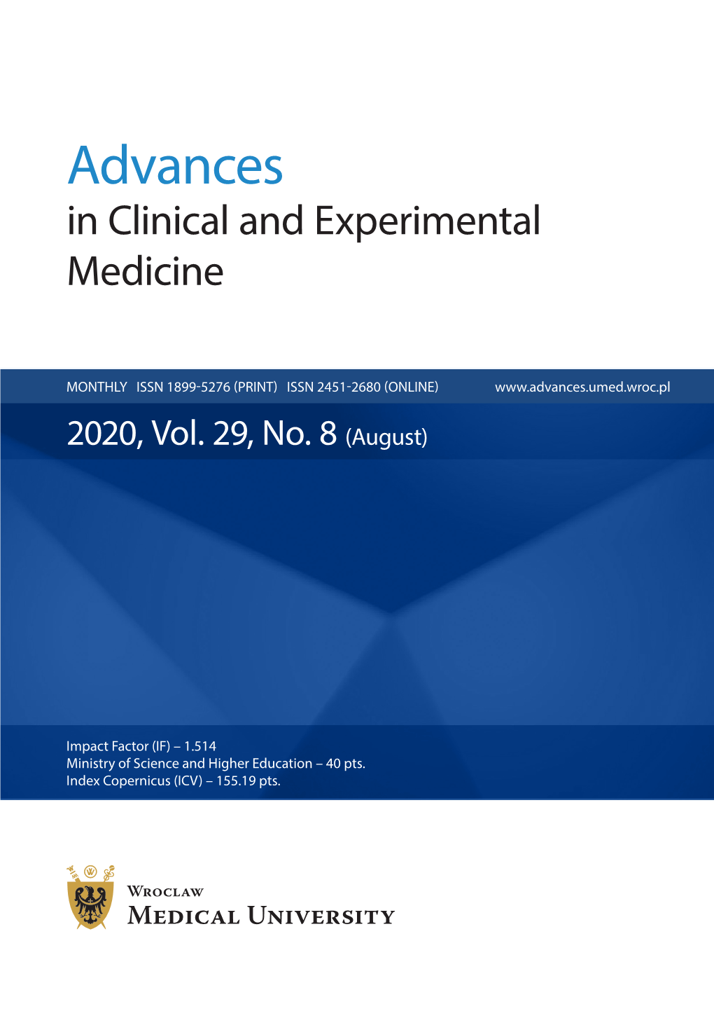 Advances in Clinical and Experimental Medicine 2020, Vol