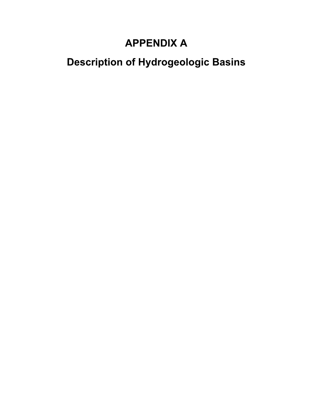 Groundwater Vulnerability Map of Oklahoma -- Appendix A