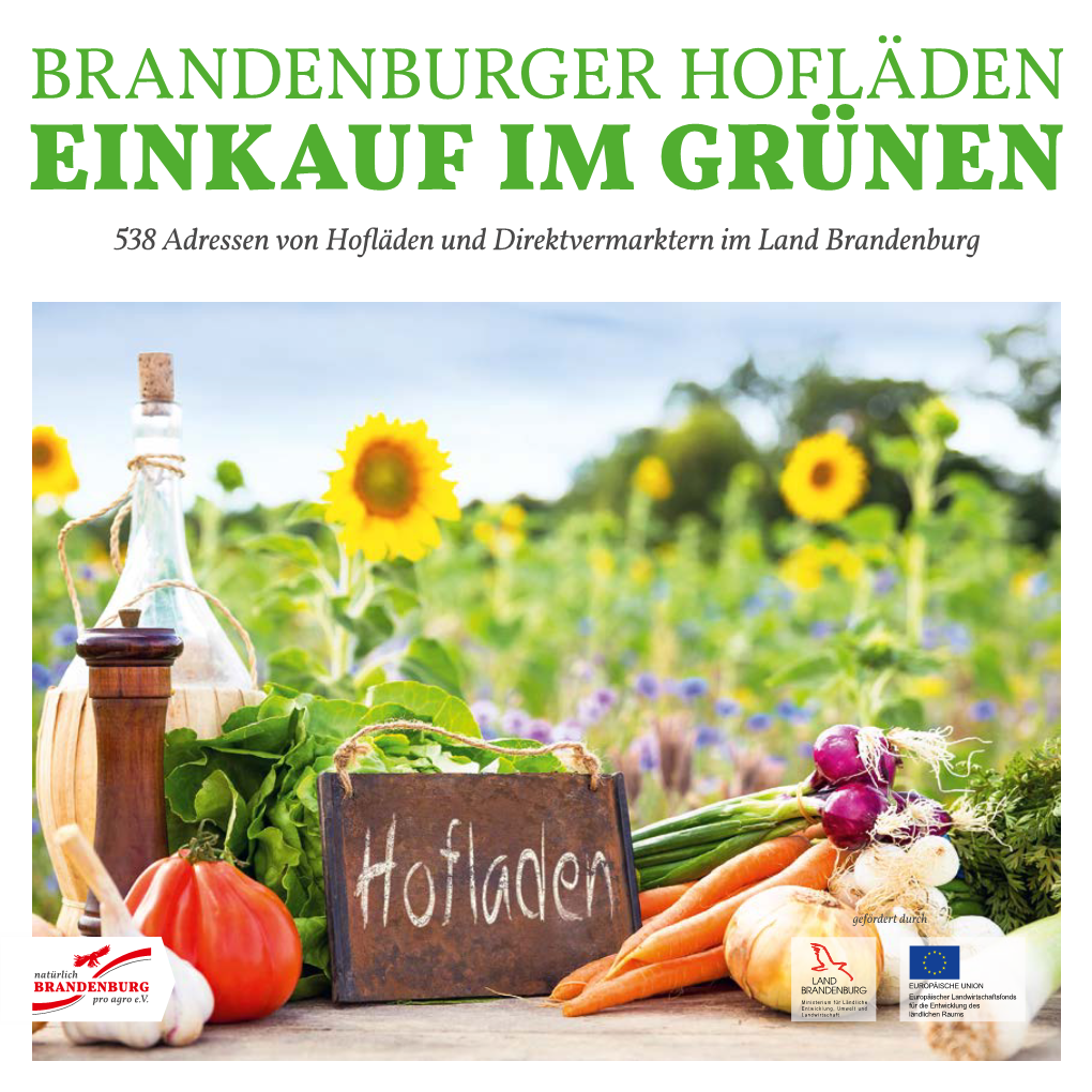Brandenburger Hofläden – Einkauf Im Grünen