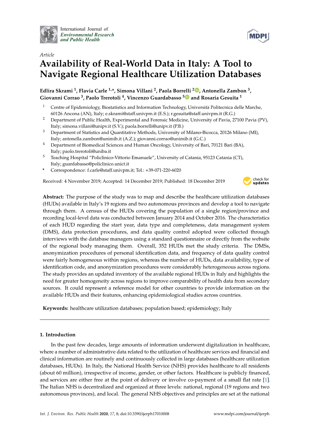 Availability of Real-World Data in Italy: a Tool to Navigate Regional Healthcare Utilization Databases