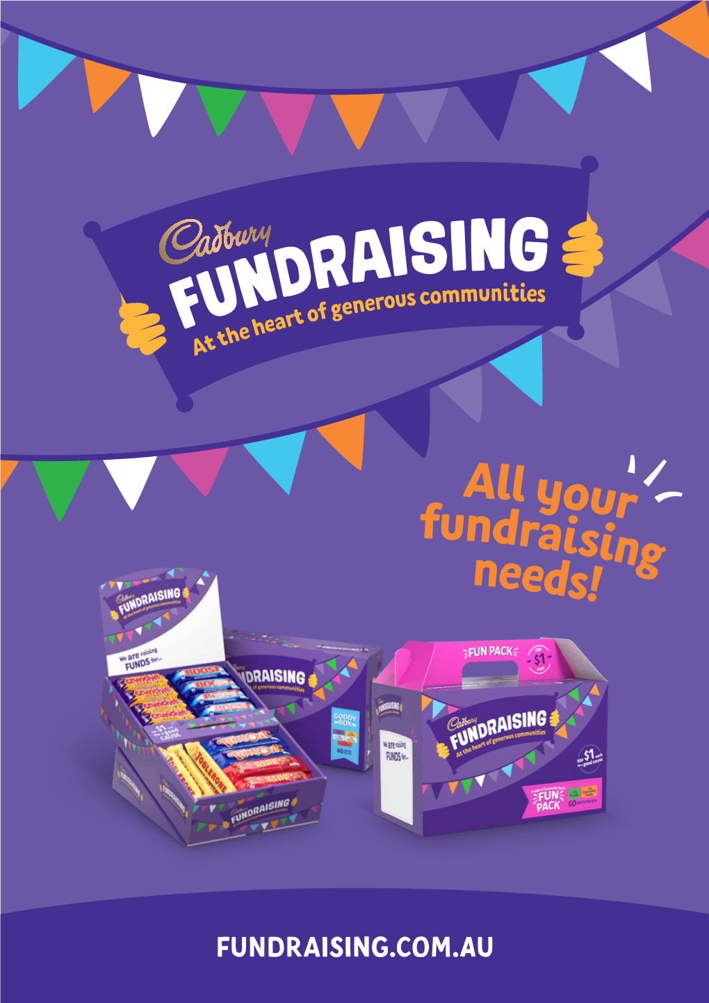 CADBURY DAIRY MILK Milk Chocolate Bar? the CADBURY Fundraising Formula Makes Fundraising Easy