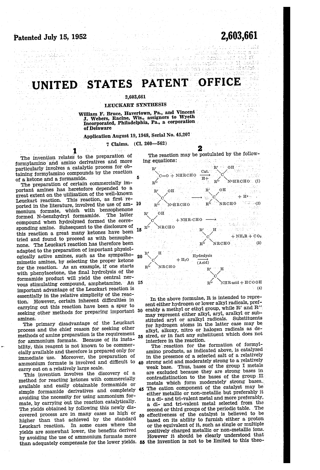 Patented July 15, 1952 Dog +H:0 