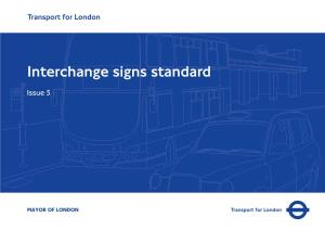 Tfl Interchange Signs Standard