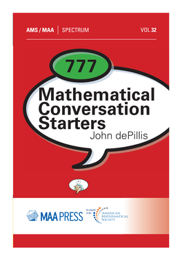 Mathematical Conversation Starters John Depillis 777 Mathematical Conversation Starters the Story by Dave Barry on P