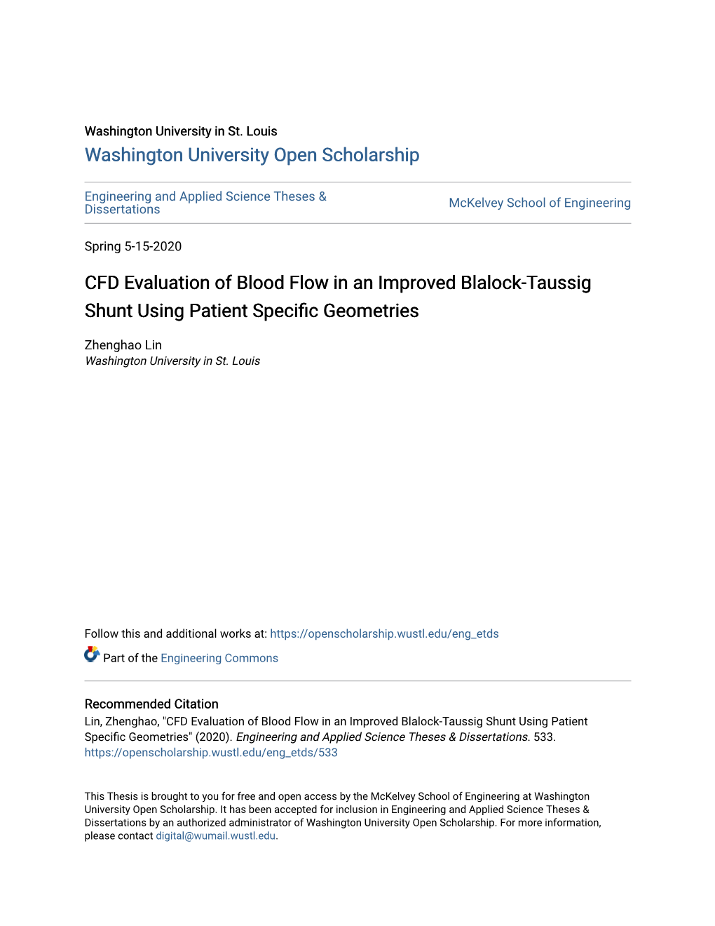 CFD Evaluation of Blood Flow in an Improved Blalock-Taussig Shunt Using Patient Specific Geometries