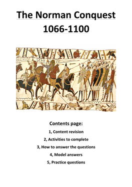 The Norman Conquest 1066-1100