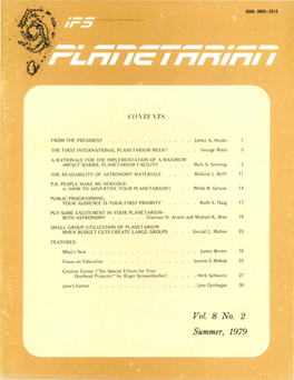 Vol. 8 No.2 Summer, 1979