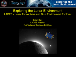 Exploring the Lunar Atmosphere