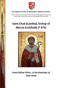 Saint Chad (Caedda), Bishop of Mercia (Lichfield) († 672)