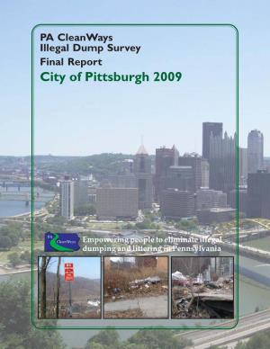 City of Pittsburgh 2009