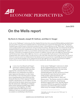 On the Wells Report