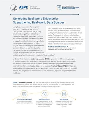 Generating Real-World Evidence by Strengthening Real-World Data Sources