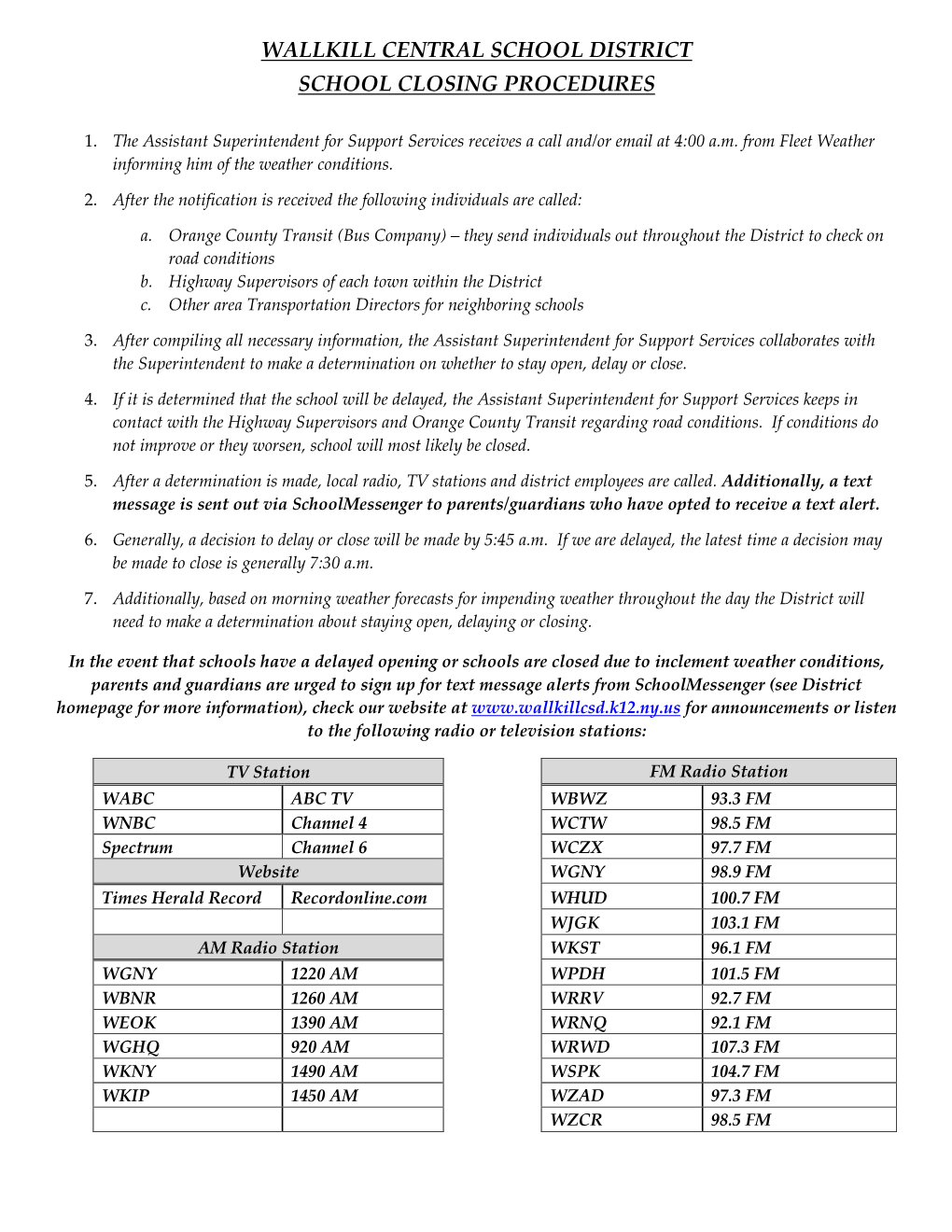 SCHOOL CLOSING PROCEDURES 2019.Pdf