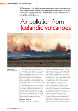 Icelandic Volcanoes