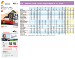 Linien 690 Grieskirchen – Pötting – Peuerbach – Neukirchen A.Walde – St