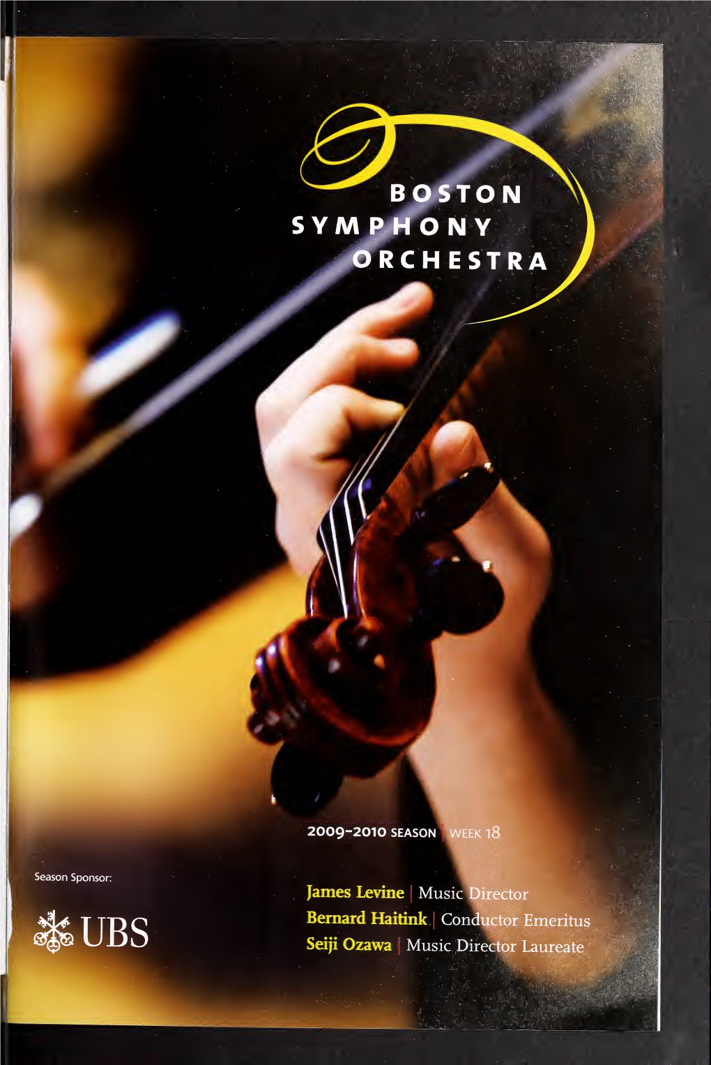 Boston Symphony Orchestra Concert Programs, Season 129, 2009-2010