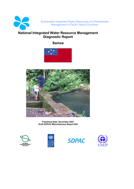 National Integrated Water Resource Management Diagnostic Report Samoa