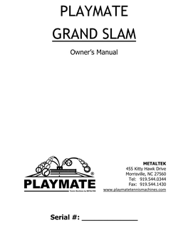 Playmate Grand Slam