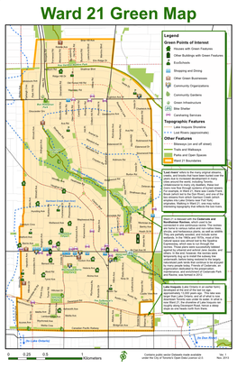 Ward 21 Green Map