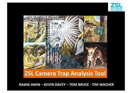 ZSL Camera Trap Analysis Tool