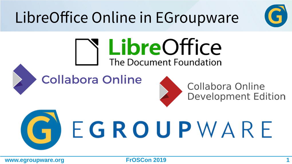 Libreoffice Online in Egroupware