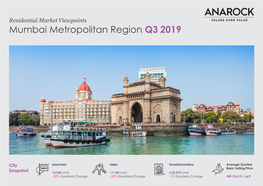 Mumbai Metropolitan Region Q3 2019
