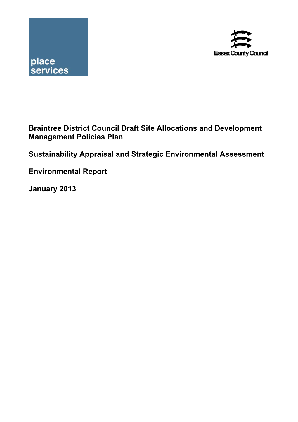 Draft Site Allocations & Development Management Plan