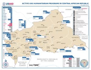 ACTIVE USG HUMANITARIAN PROGRAMS in CENTRAL AFRICAN REPUBLIC Last Updated 11/21/14