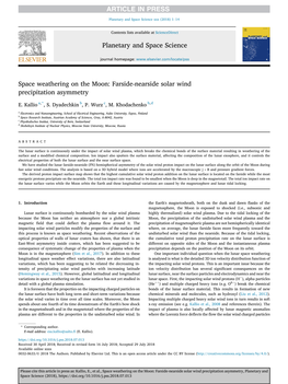 Farside-Nearside Solar Wind Precipitation Asymmetry