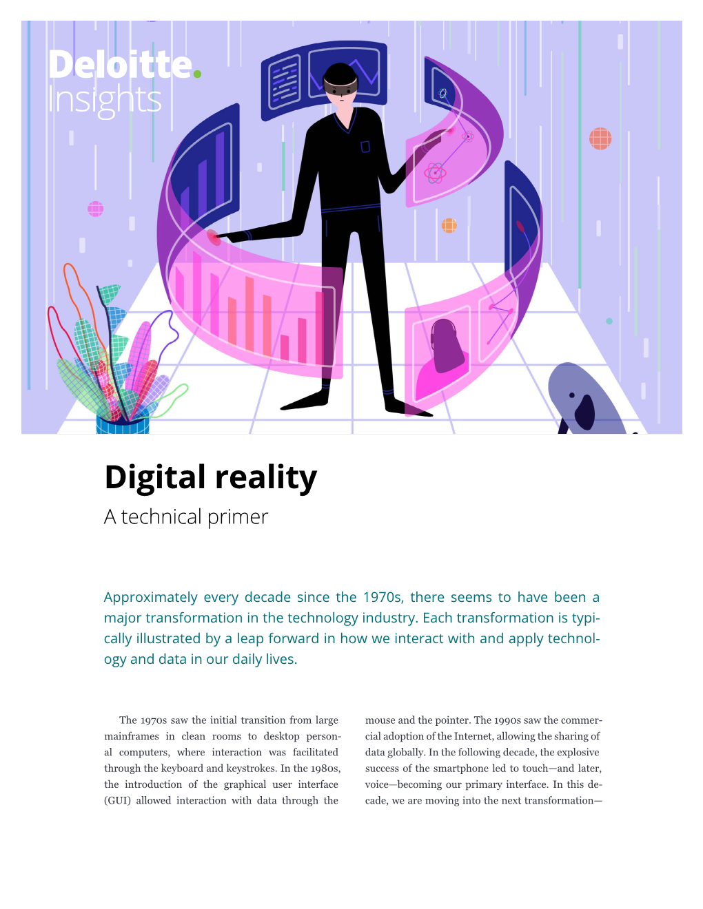 Digital Reality a Technical Primer