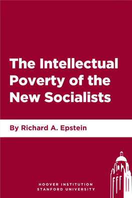 The Intellectual Poverty of the New Socialists