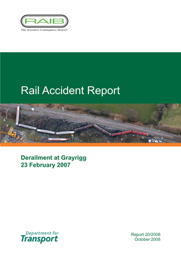 Rail Accident Report