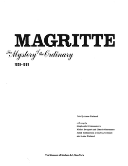 Magritte Catalogue