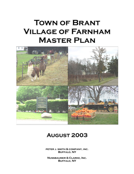 Town of Brant Village of Farnham Master Plan