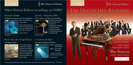 Other Sixteen Edition Recordings on CORO
