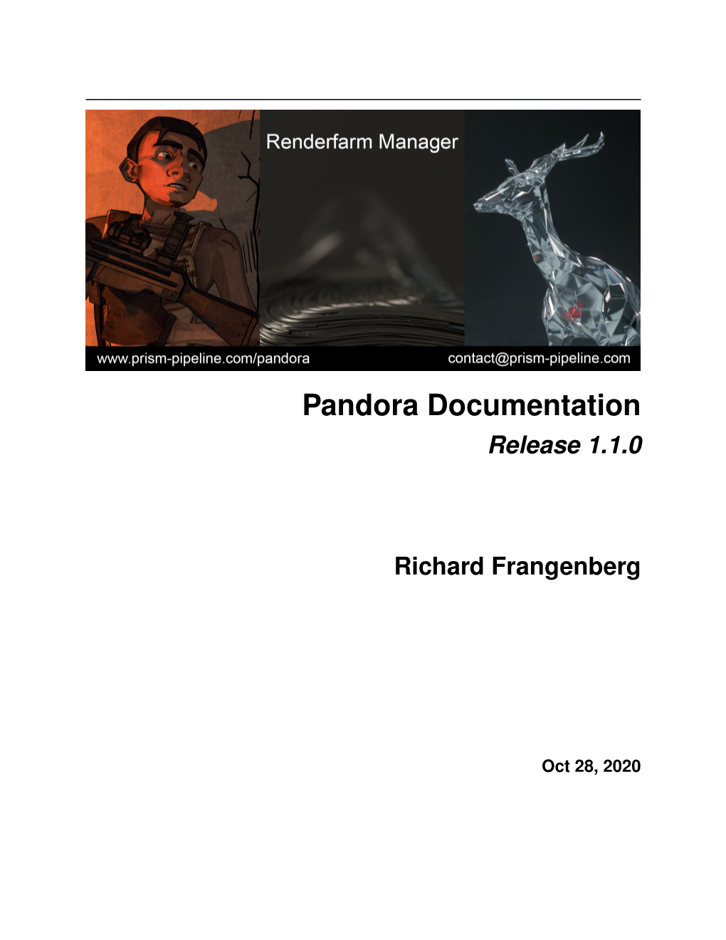 Pandora Documentation Release 1.1.0