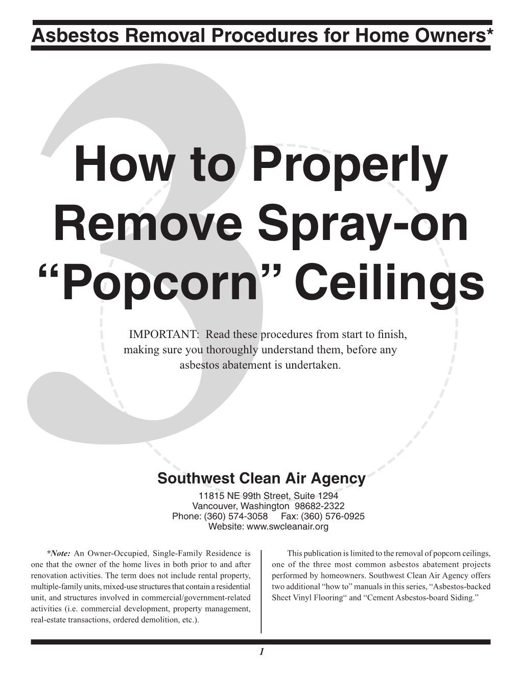 How to Properly Remove Spray-On “Popcorn” Ceilings
