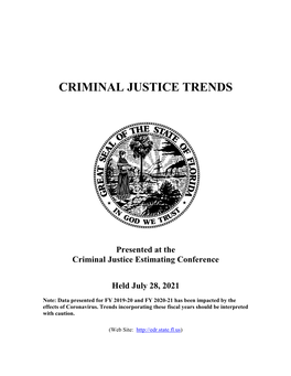 Criminal Justice Trends