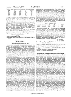Octafluoroprotactinates (V) 1 Grosse, A