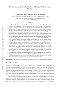 Neutronic Analysis of a Nuclear-Chicago NH3 Neutron Howitzer