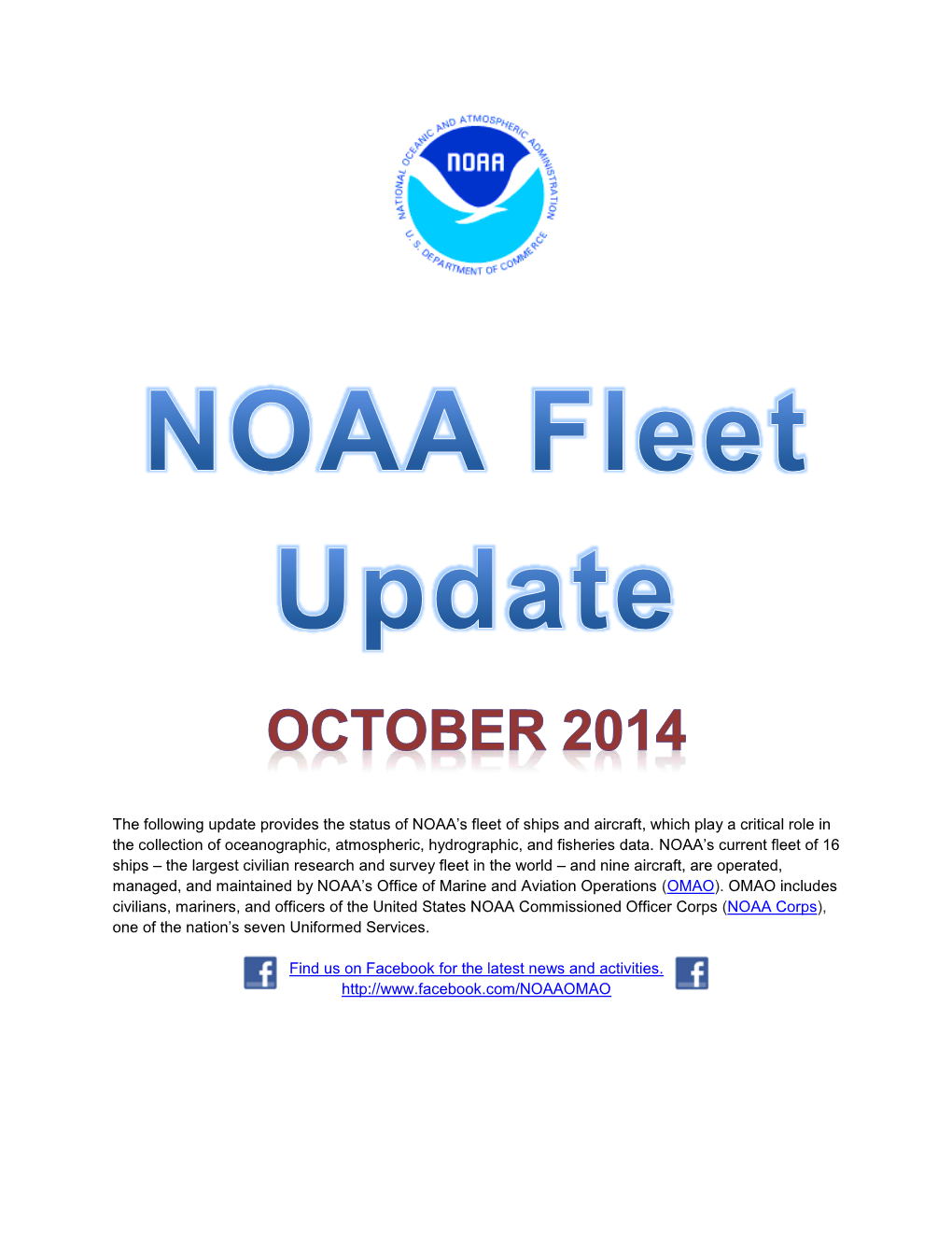 NOAA Fleet Update