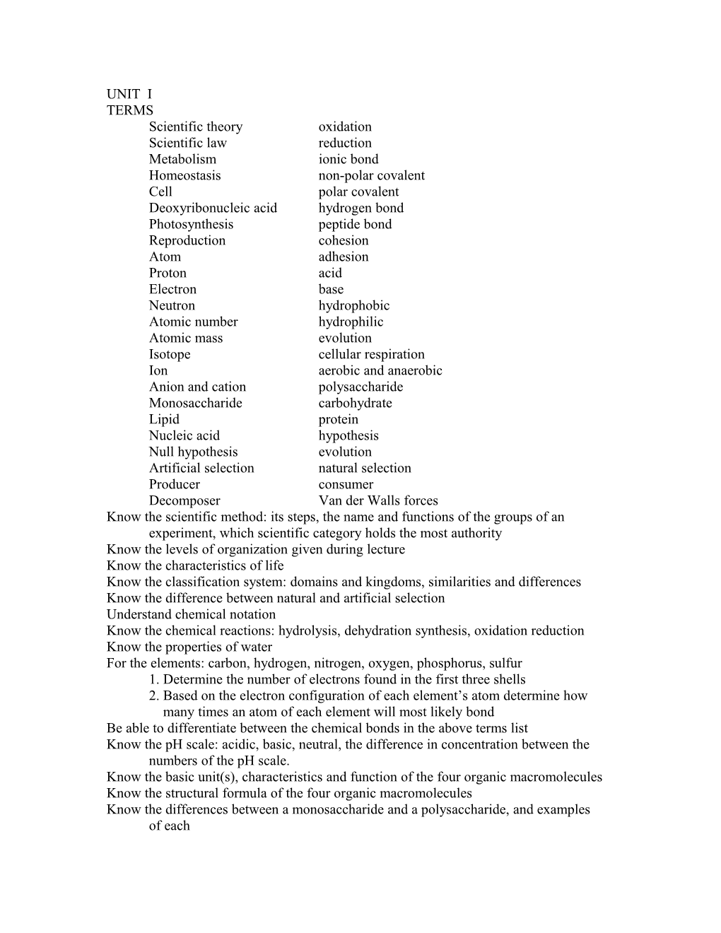 Scientific Theory Oxidation