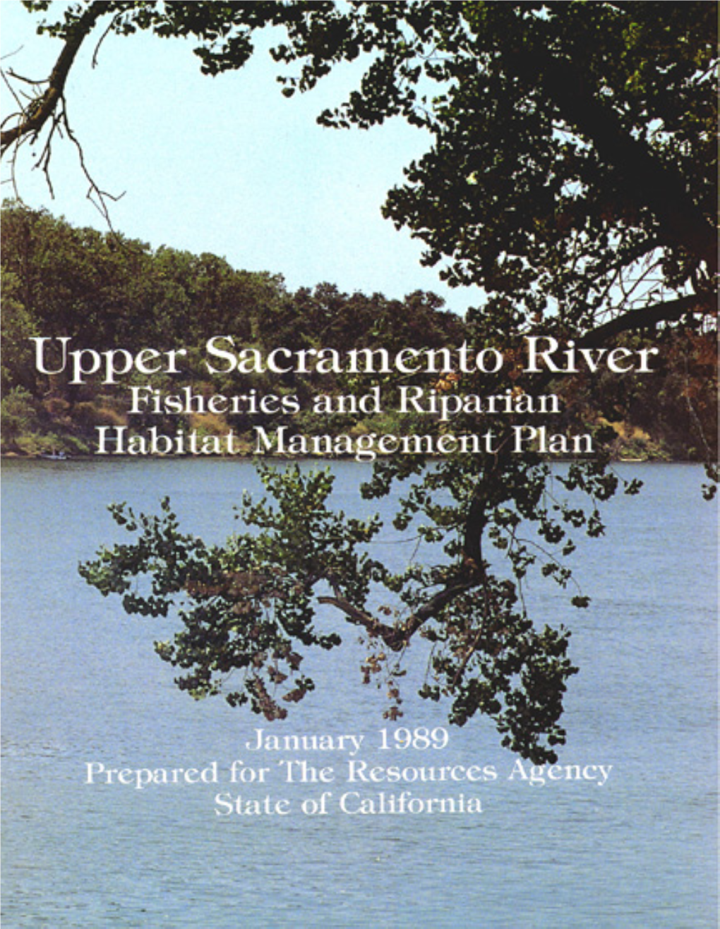 Upper Sacramento River Fisheries and Riparian Habitat Management Plan