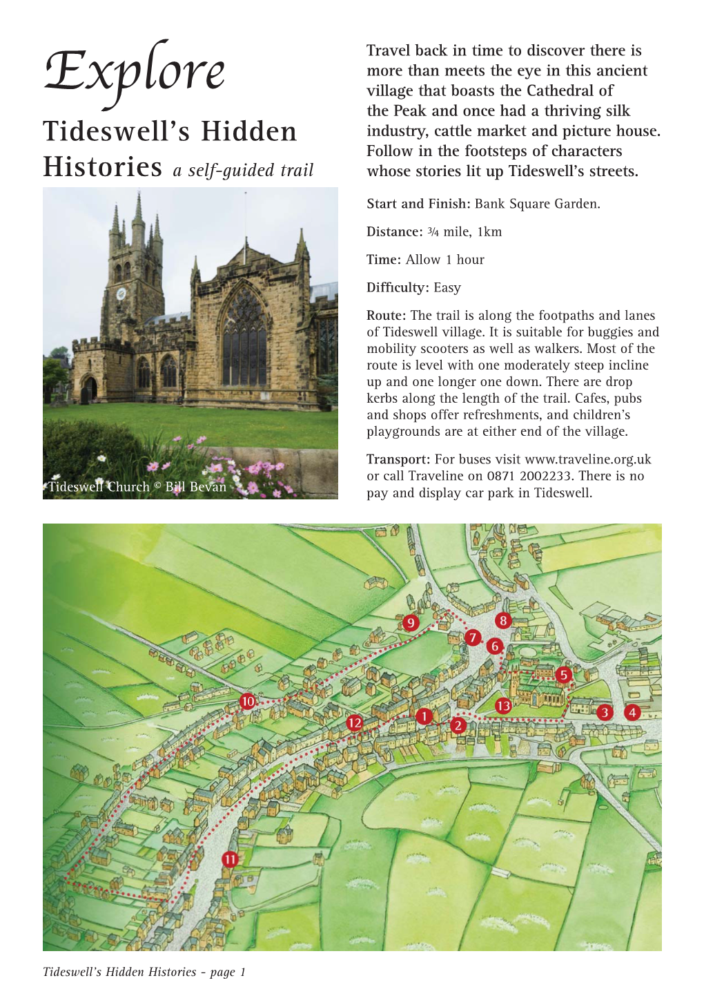 Tideswell PDF Trail.Indd