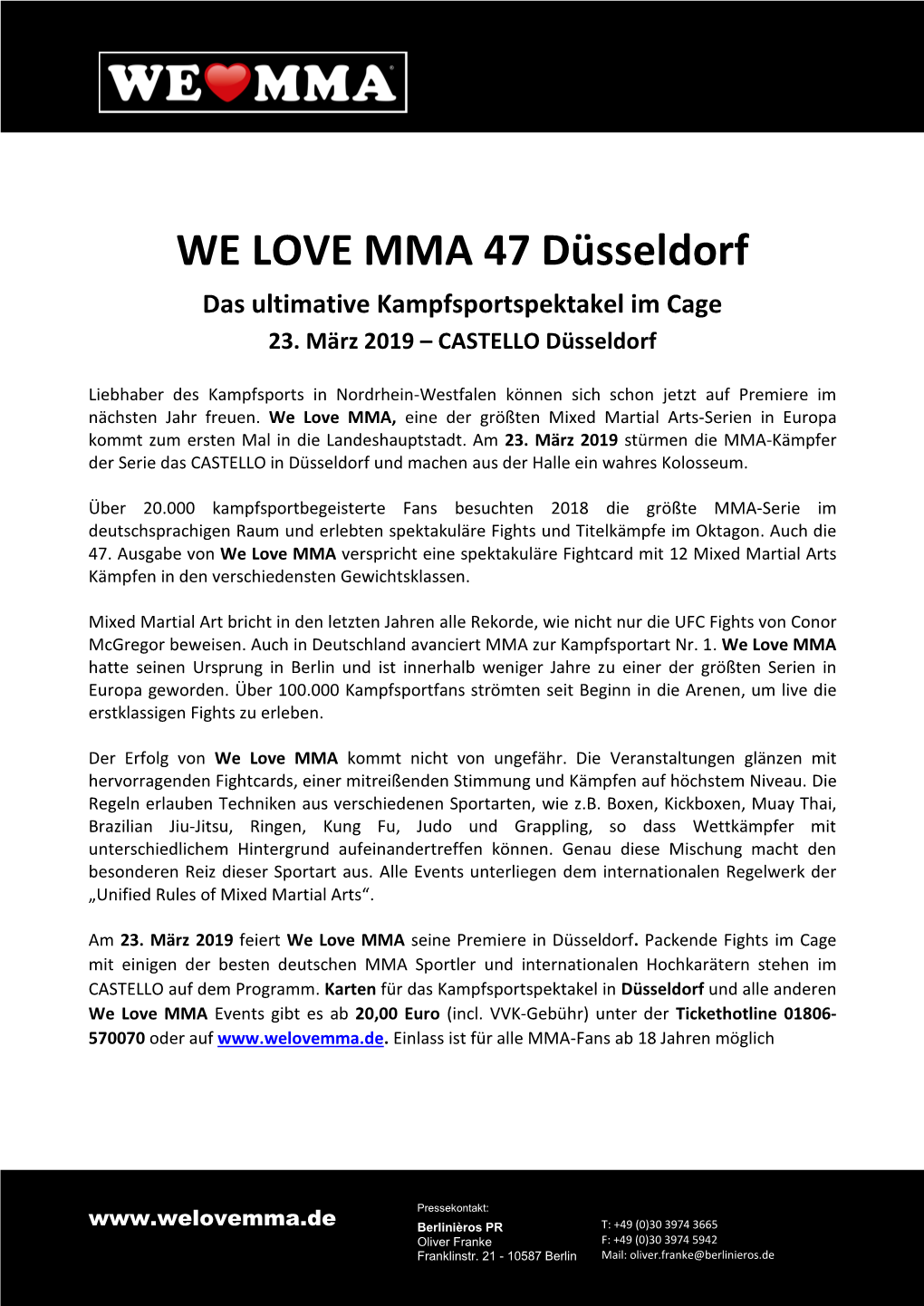 WE LOVE MMA Stuttgart