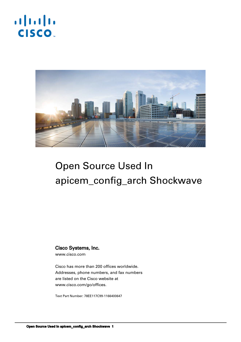 Open Source Used in Apicem Config Arch Shockwave