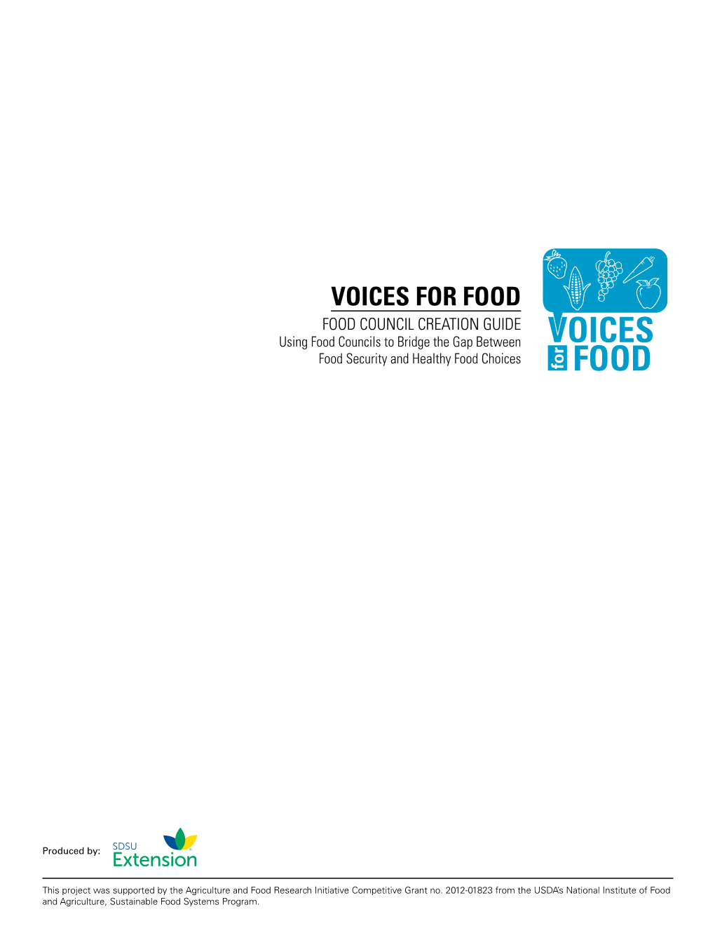 Voices for Food: Food Council Creation Guide