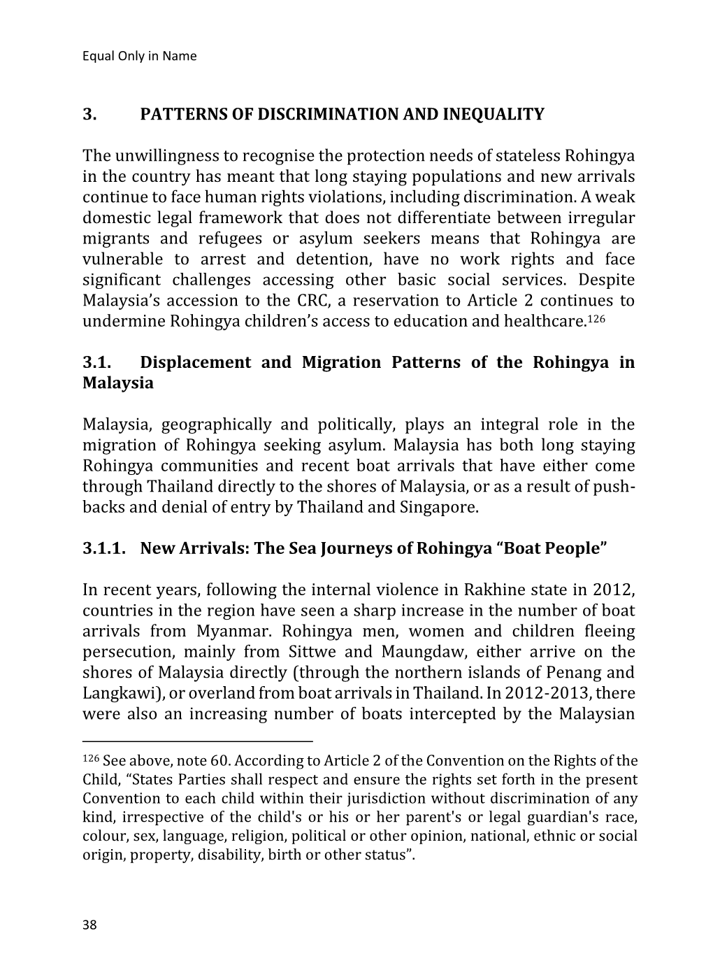 3. Patterns of Discrimination and Inequality