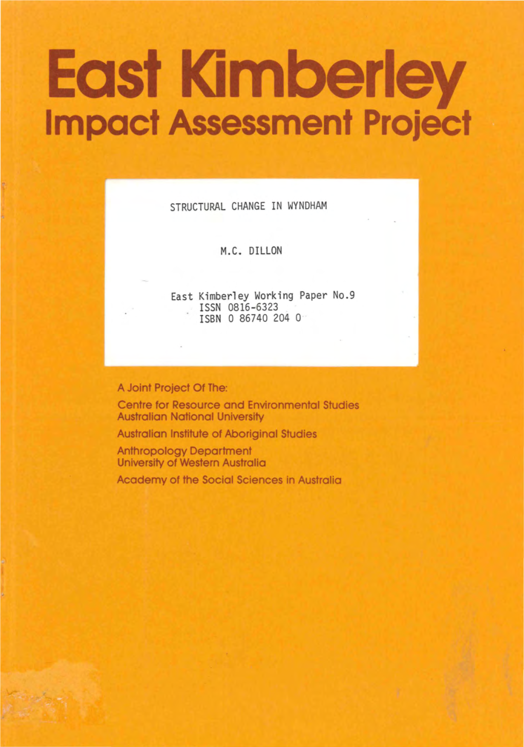 East Kimberley Impact Assessment Project