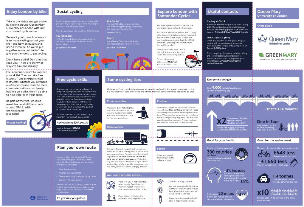 QMUL Student Cycle Guide